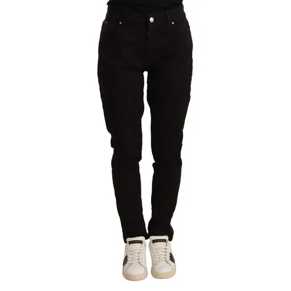 Dolce & Gabbana Black Skinny Slim Denim Cotton Stretch Jeans - Picture 1 of 3